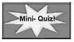 Mini Quiz - Yeah!